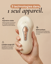 NUVÉANE | Ventouse Anti-Cellulite Électrique 3-en-1