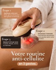 NUVÉANE | Ventouse Anti-Cellulite Électrique 3-en-1